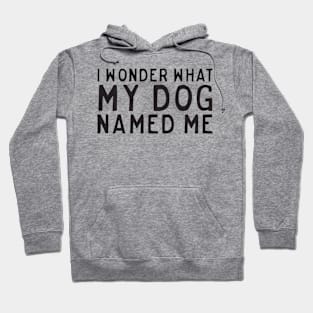 Wonder what dog named me Hoodie